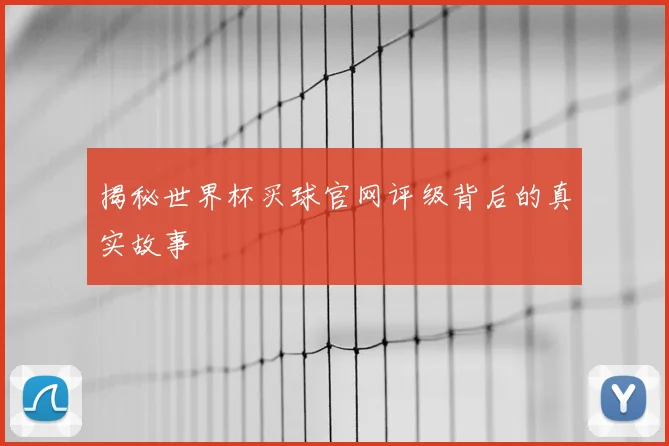 揭秘世界杯买球官网评级背后的真实故事